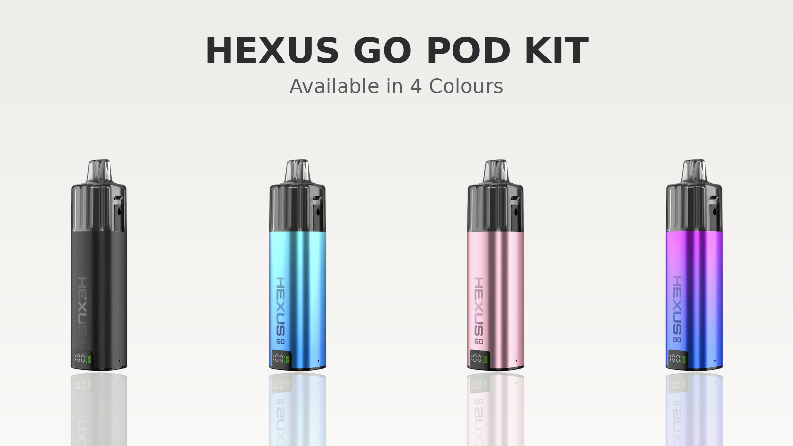 Hexus Go Pod Kit available in four colours