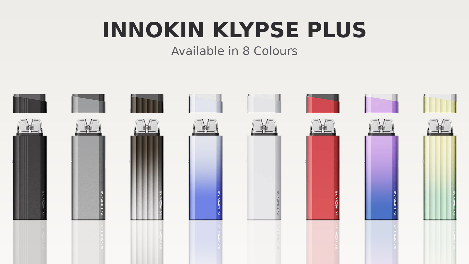 Innokin Klypse Plus Pod Kit available in eight colours