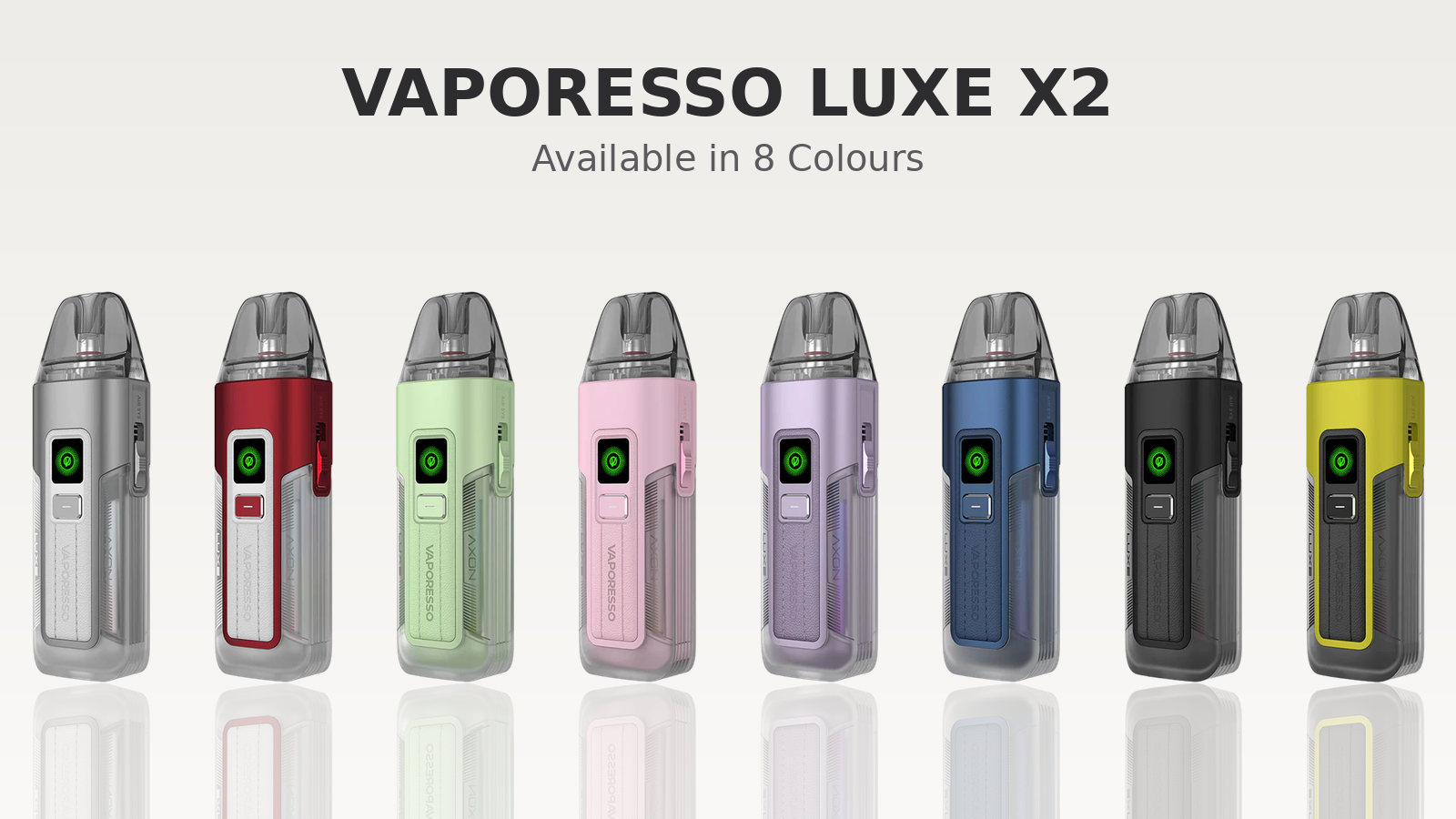 Vaporesso Luxe X2 Pod Kit Colour Range