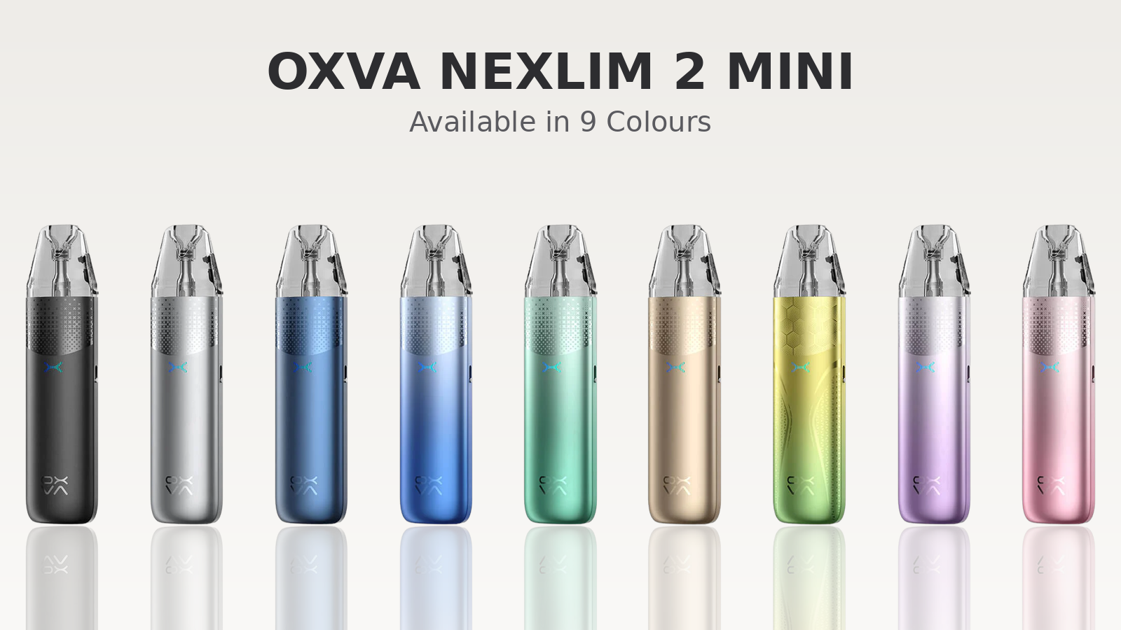 OXVA Nexlim 2 Mini Pod Kit available in nine colours