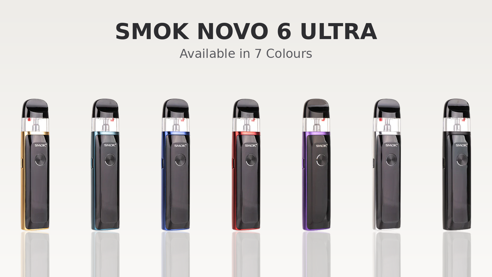 Smok Novo 6 Ultra Pod Kit available in seven colours