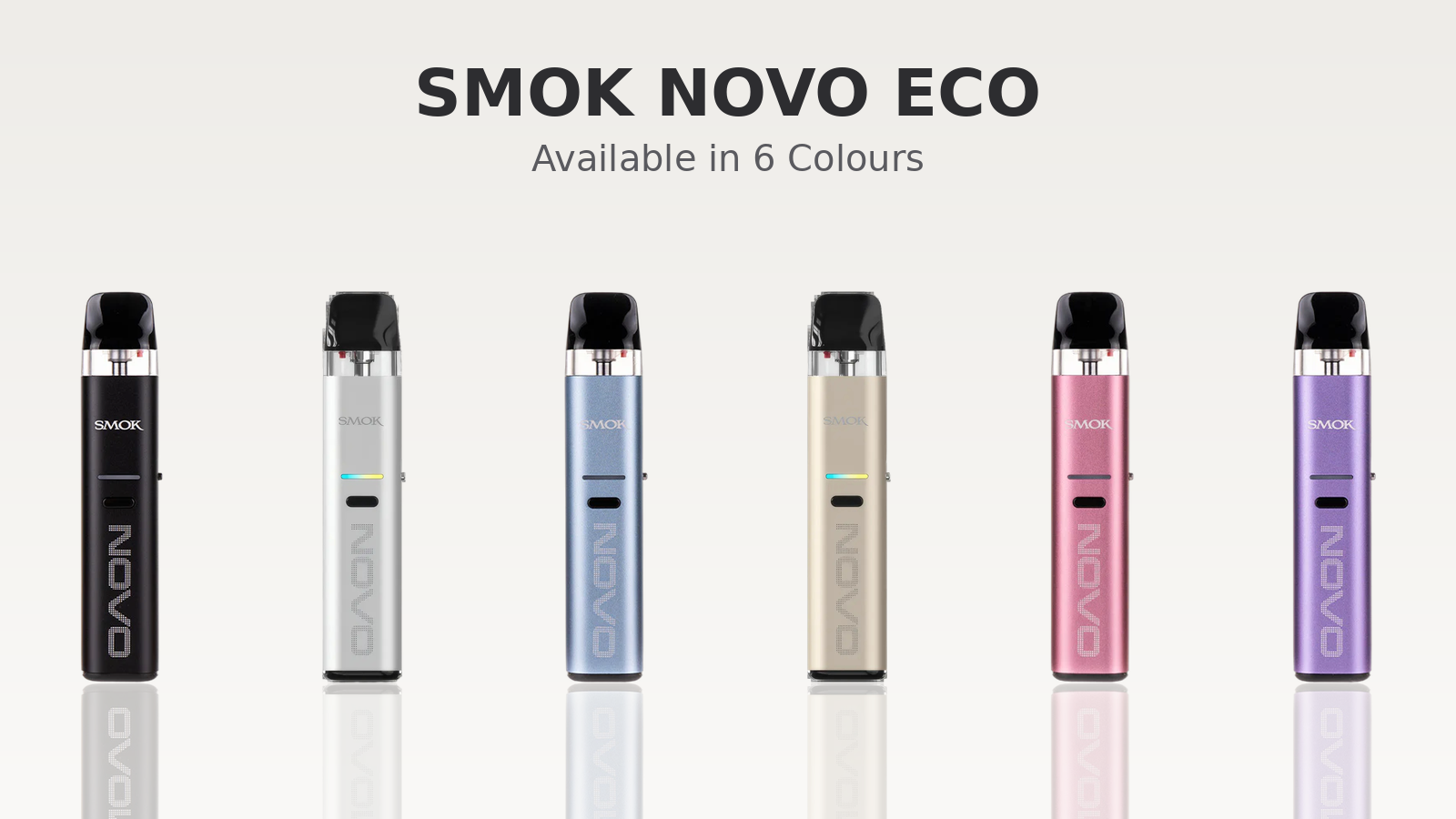 Smok Novo Eco Pod Kit available in six colours