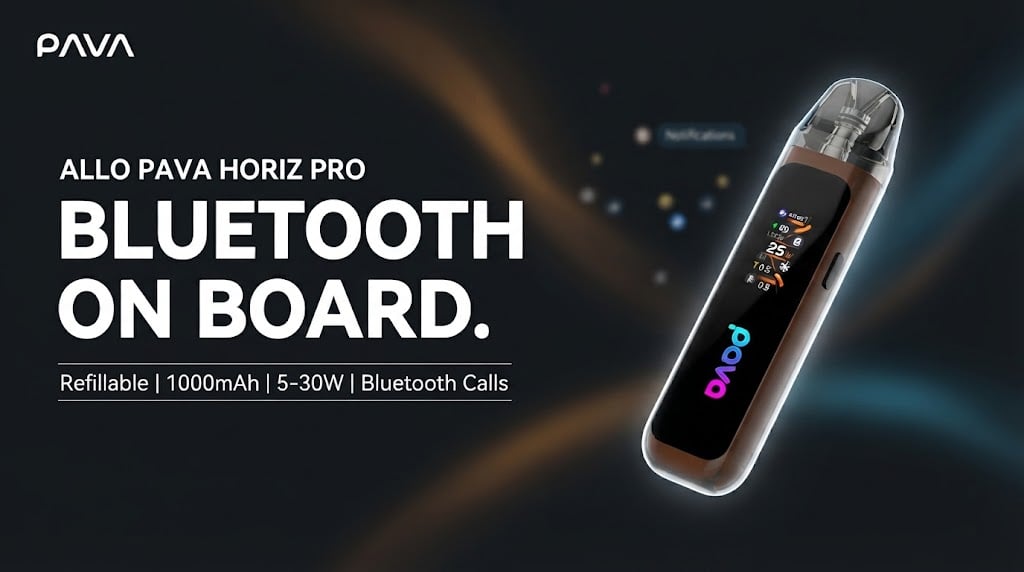Allo Pava Horiz Pro Pod Kit refillable Bluetooth pod kit