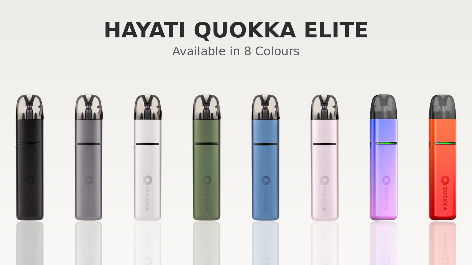 Hayati Quokka Elite Pod Kit available in eight colours