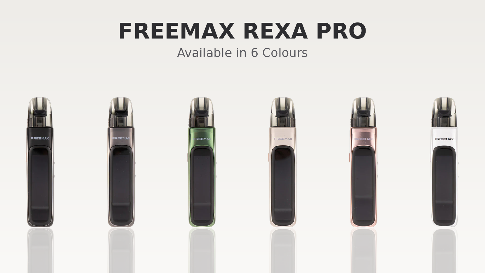 FreeMax Rexa Pro Pod Kit available in six colours