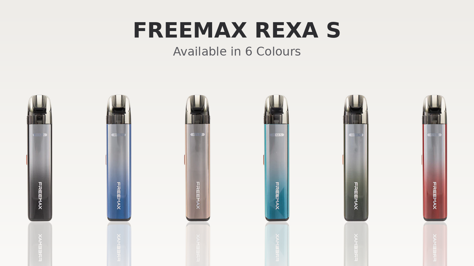 Freemax Rexa S Pod Kit available in six colours