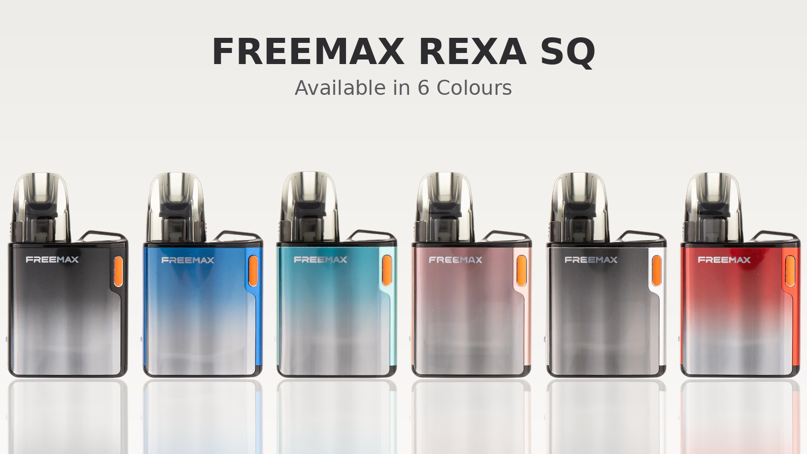 FreeMax Rexa SQ Pod Kit available in six colours