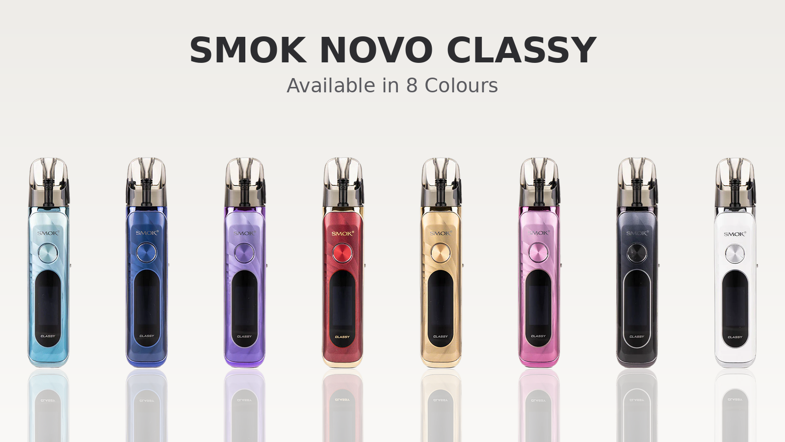 Smok Novo Classy Pod Kit available in eight colours