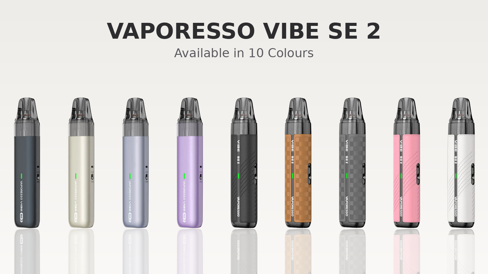 Vaporesso Vibe SE 2 Vape Kit available in ten colours
