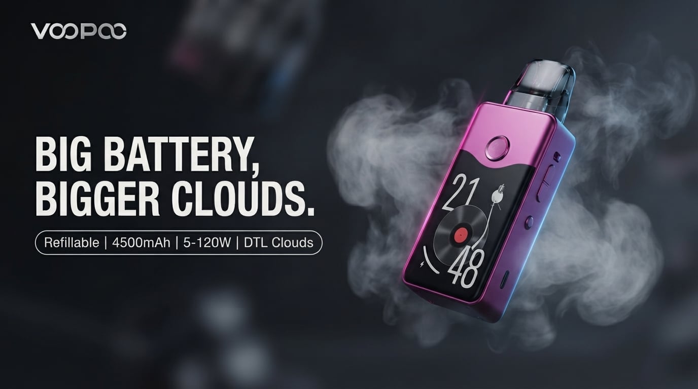 Voopoo Vinci E120 sub ohm refillable pod kit