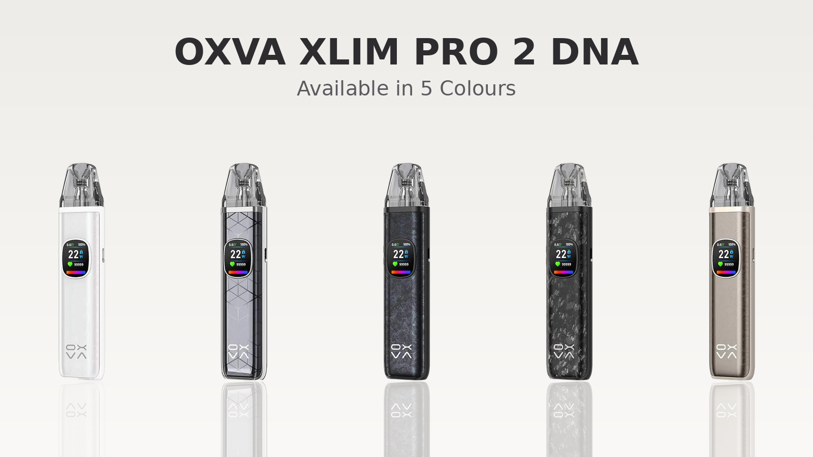 OXVA Xlim Pro 2 DNA Pod Kit available in five colours