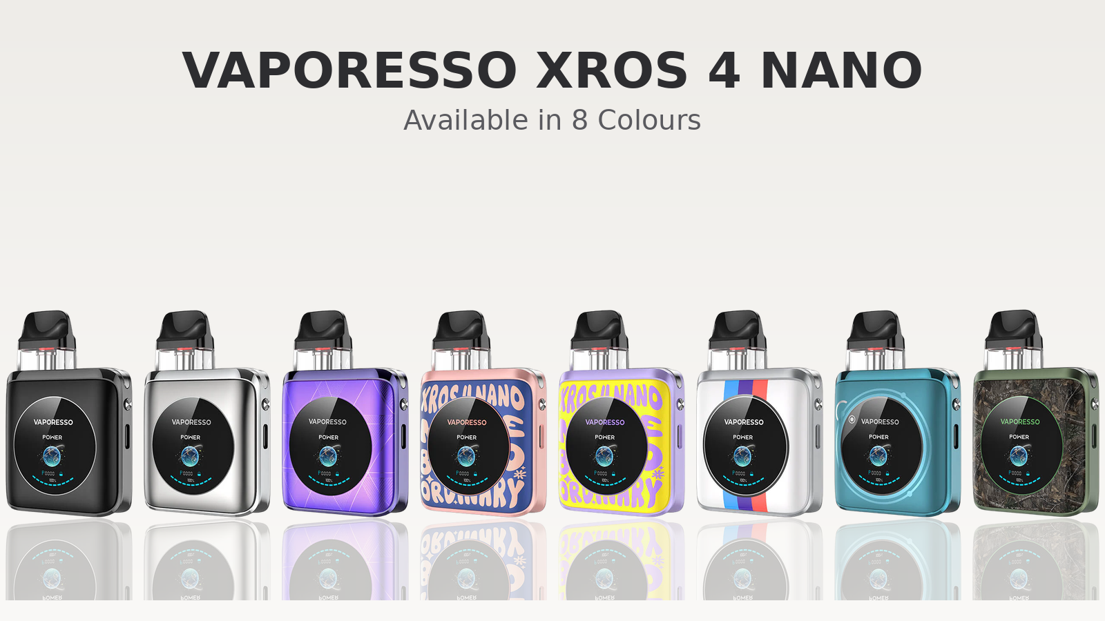 Vaporesso XROS 4 Nano Pod Kit Colour Range
