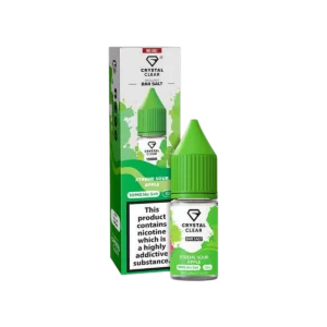 Xtreme Sour Apple Nic Salt E-Liquid by Crystal Clear