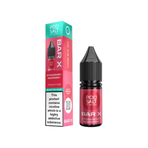 Strawberry Raspberry Nic Salt E-Liquid by Pod Salt Bar X