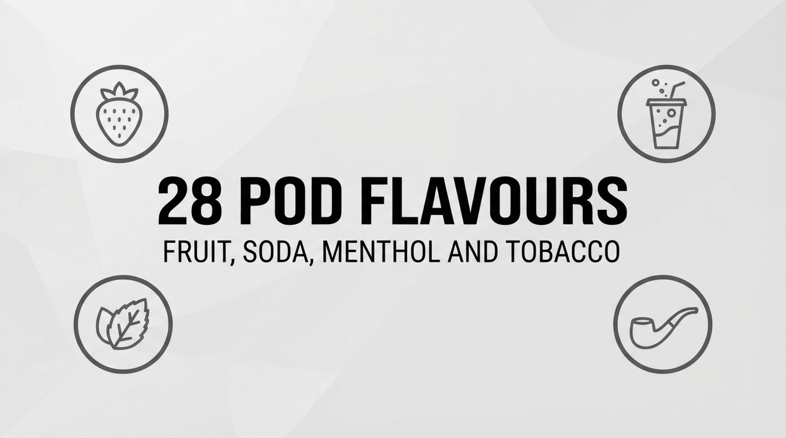 Avomi Fliq 28 pod flavours banner