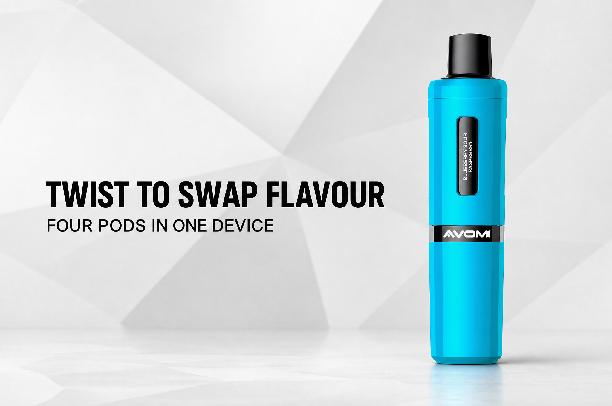 Avomi Fliq twist to swap flavour banner