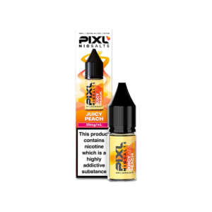 Juicy Peach Nic Salt E-Liquid by Pixl