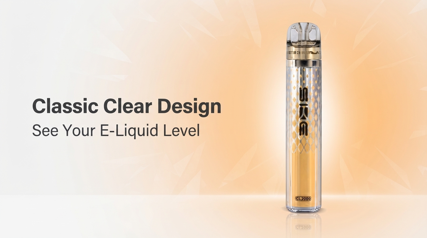 SKE CL2000 classic clear design banner showing the see-through body