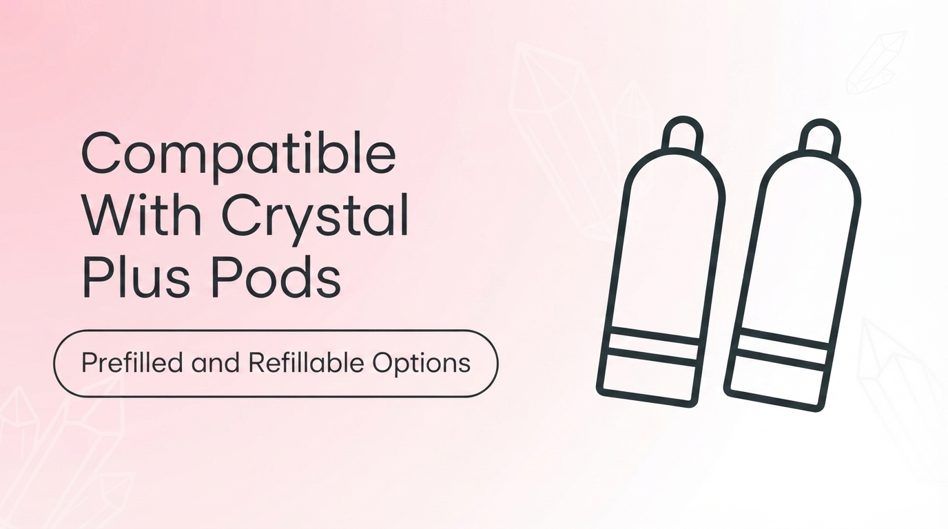 SKE Crystal 600 Pro compatible with Crystal Plus pods banner