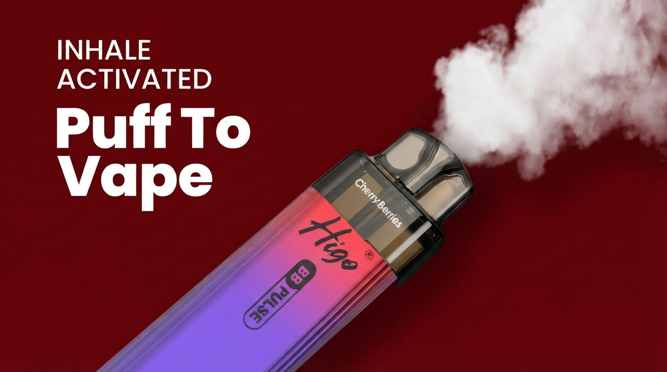 Higo BB Pulse 6000 inhale activation banner