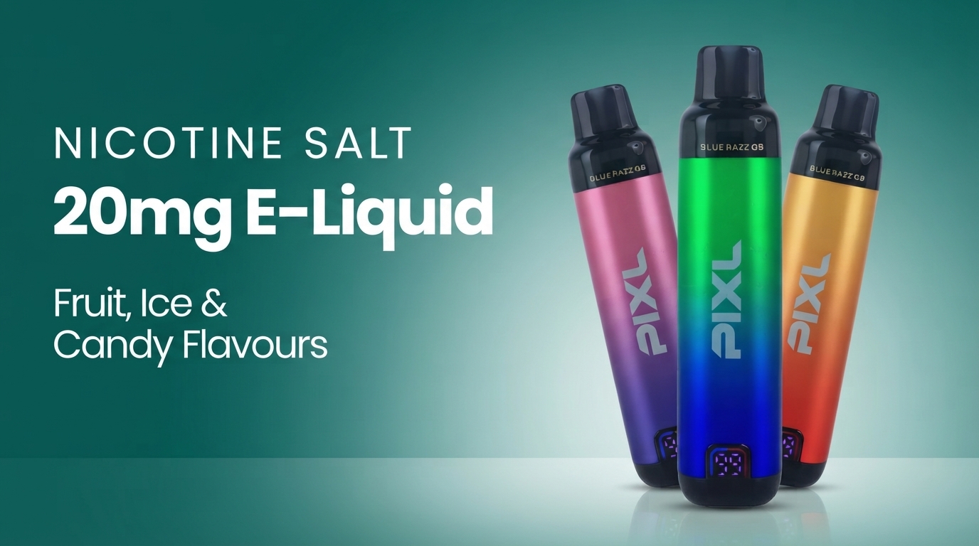 Pixl 5K flavour range banner
