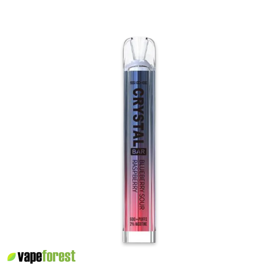 SKE Crystal Bar 600 Blueberry Sour Raspberry Disposable Vape 20mg
