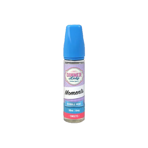Bubble Mint by Dinner Lady Moments - 50ml Shortfill E-liquid