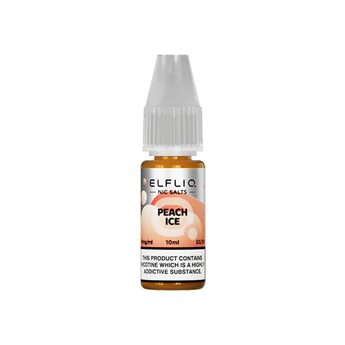 Peach Ice Elfliq by Elf Bar - 10ml Nic Salt E-liquid