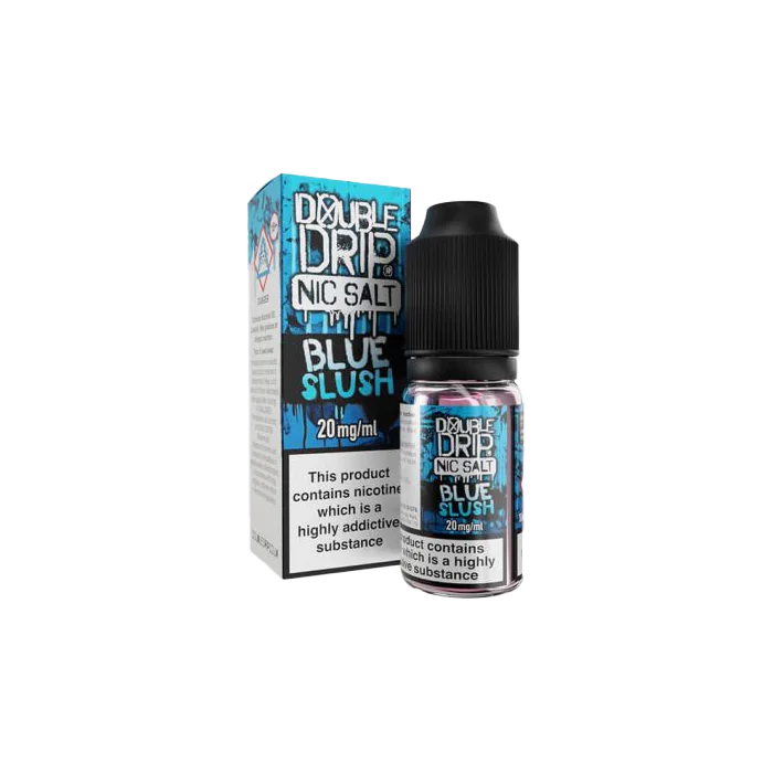 Blue Slush by Double Drip –10ml Nic Salt E-liquid