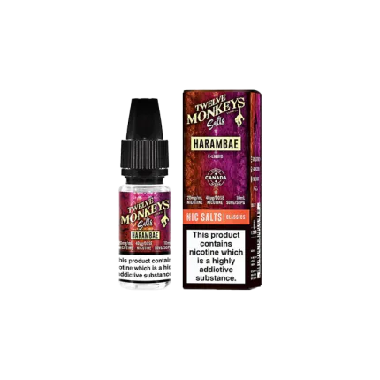 Harambae by Twelve Monkeys - 10ml Nic Salt E-liquid