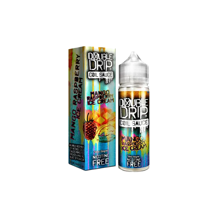 Mango Raspberry Ice Cream by Double Drip –50ml Shortfill E-liquid