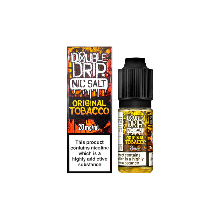 Original Tobacco by Double Drip –10ml Nic Salt E-liquid